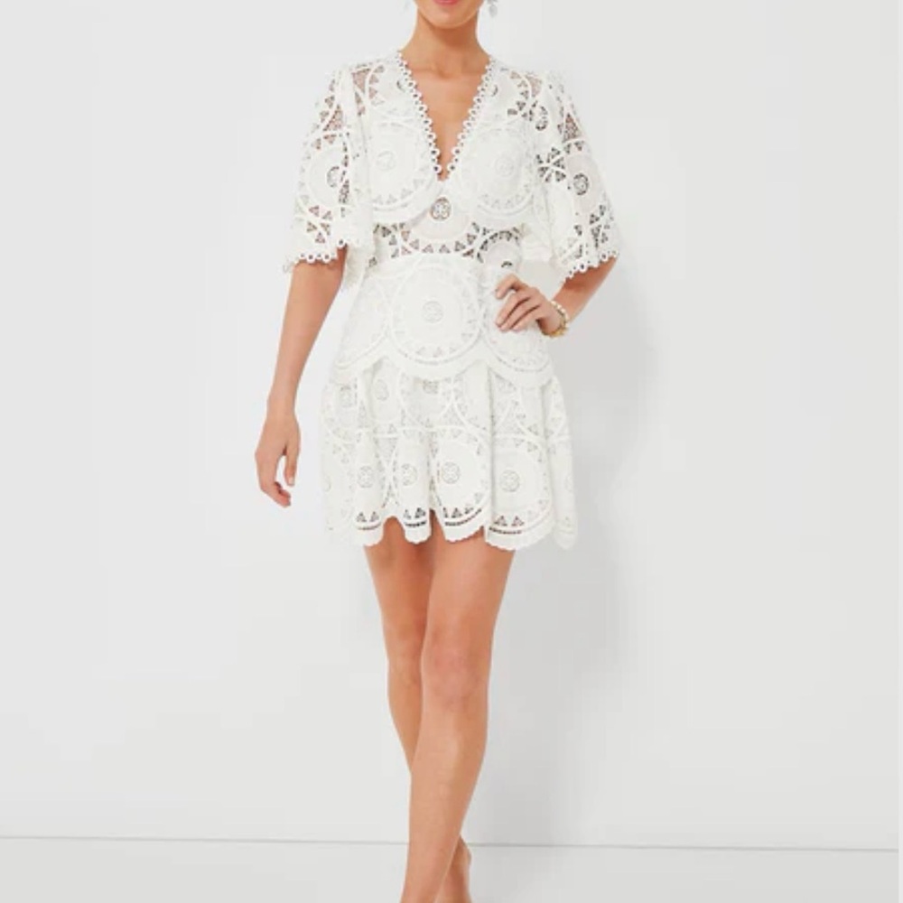Alexis White Lace Dress